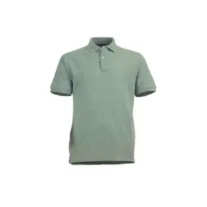 Polera Pique Geolite Manga Corta Gris