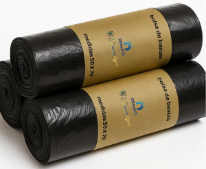 BOLSA 50X70x20mic NEGRA PAQUETES DE 10 UNIDADES